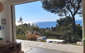 Villa Anadine - Aiguebonne Boulouris - Pleine Vue Mer - A 5 Minutes A Pied De La Plage - Climatisee